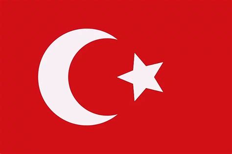 bandeira parecida com a da turquia